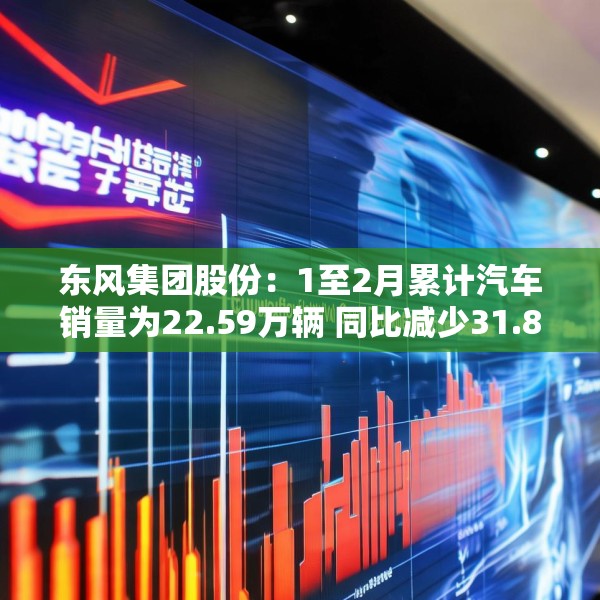东风集团股份：1至2月累计汽车销量为22.59万辆 同比减少31.8%