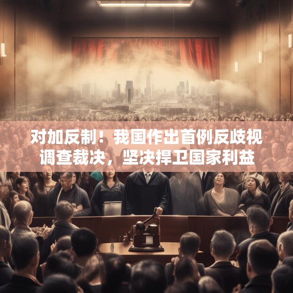 对加反制！我国作出首例反歧视调查裁决，坚决捍卫国家利益