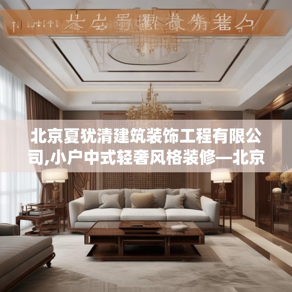 北京夏犹清建筑装饰工程有限公司,小户中式轻奢风格装修—北京夏犹清建筑装饰工程有限公司433.a309b310c313fgy.320jhhj