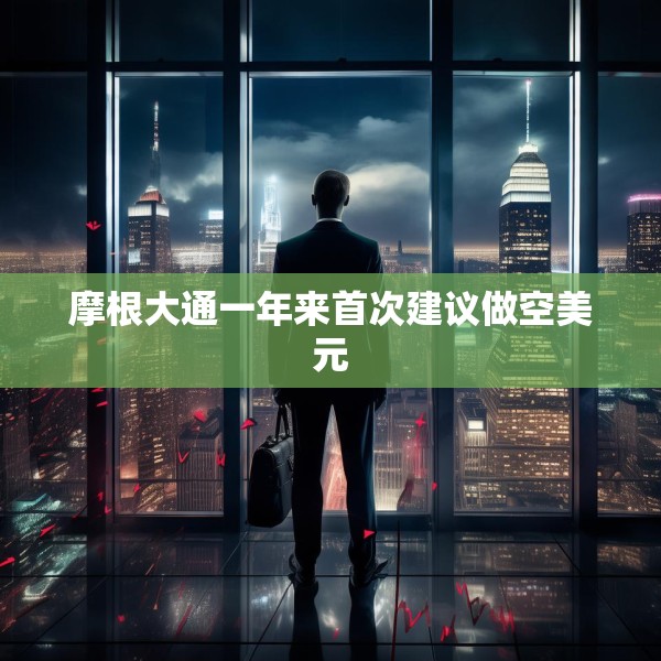 摩根大通一年来首次建议做空美元