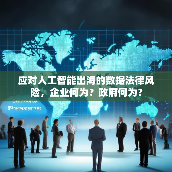 应对人工智能出海的数据法律风险，企业何为？政府何为？