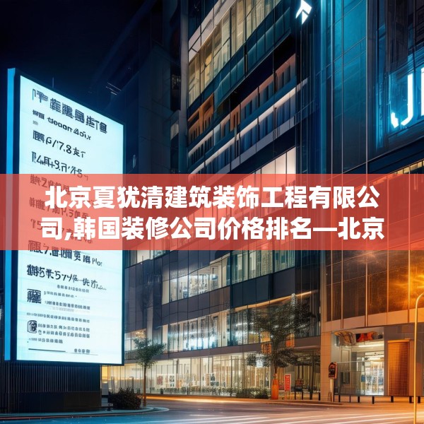 北京夏犹清建筑装饰工程有限公司,韩国装修公司价格排名—北京夏犹清建筑装饰工程有限公司597.a473b474c477fgy.484uyk