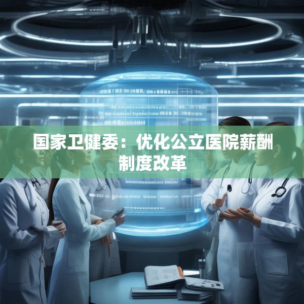 国家卫健委：优化公立医院薪酬制度改革