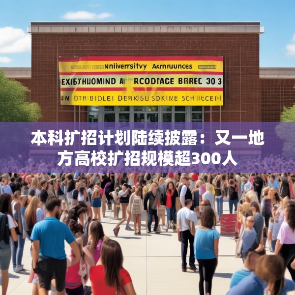 本科扩招计划陆续披露：又一地方高校扩招规模超300人