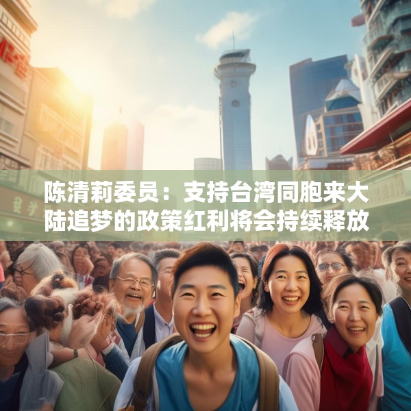 陈清莉委员：支持台湾同胞来大陆追梦的政策红利将会持续释放