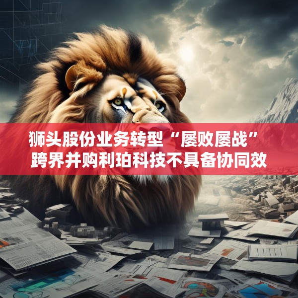 狮头股份业务转型“屡败屡战” 跨界并购利珀科技不具备协同效应