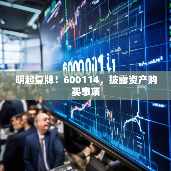 明起复牌！600114，披露资产购买事项