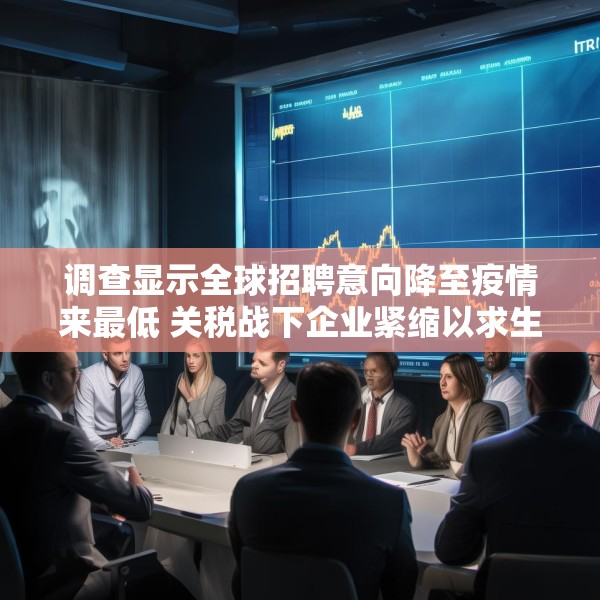 调查显示全球招聘意向降至疫情来最低 关税战下企业紧缩以求生