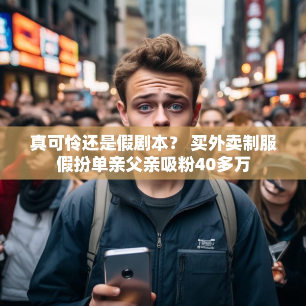真可怜还是假剧本？ 买外卖制服假扮单亲父亲吸粉40多万