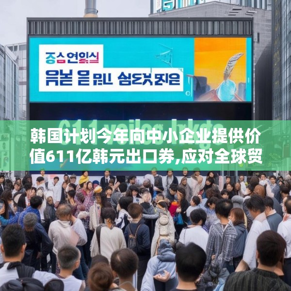 韩国计划今年向中小企业提供价值611亿韩元出口券,应对全球贸易不确定性