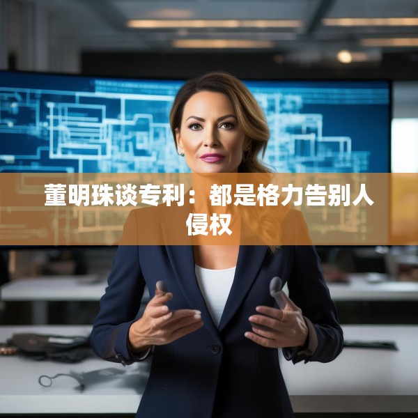 董明珠谈专利：都是格力告别人侵权