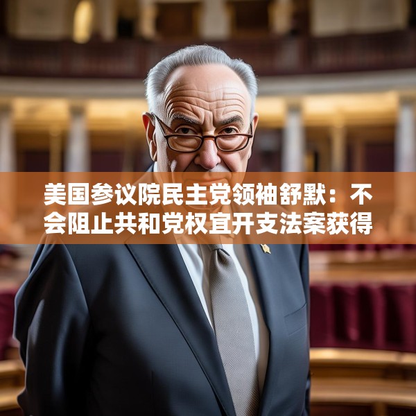 美国参议院民主党领袖舒默：不会阻止共和党权宜开支法案获得通过
