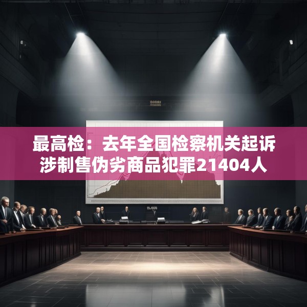 最高检：去年全国检察机关起诉涉制售伪劣商品犯罪21404人