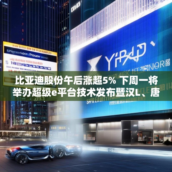 比亚迪股份午后涨超5% 下周一将举办超级e平台技术发布暨汉L、唐L预售发布会
