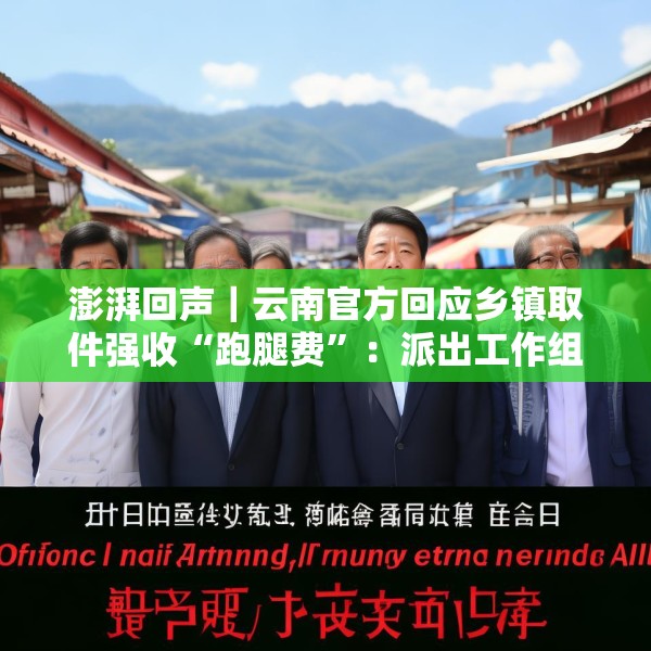 澎湃回声｜云南官方回应乡镇取件强收“跑腿费”：派出工作组实地督导