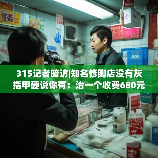 315记者暗访|知名修脚店没有灰指甲硬说你有：治一个收费680元 办卡打8.8折