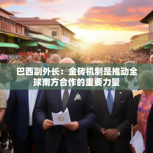 巴西副外长：金砖机制是推动全球南方合作的重要力量