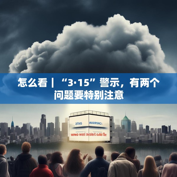 怎么看｜“3·15”警示，有两个问题要特别注意