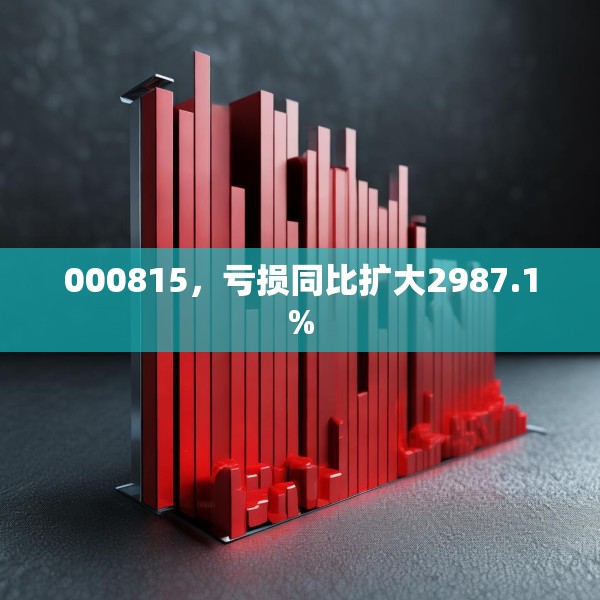 000815，亏损同比扩大2987.1%