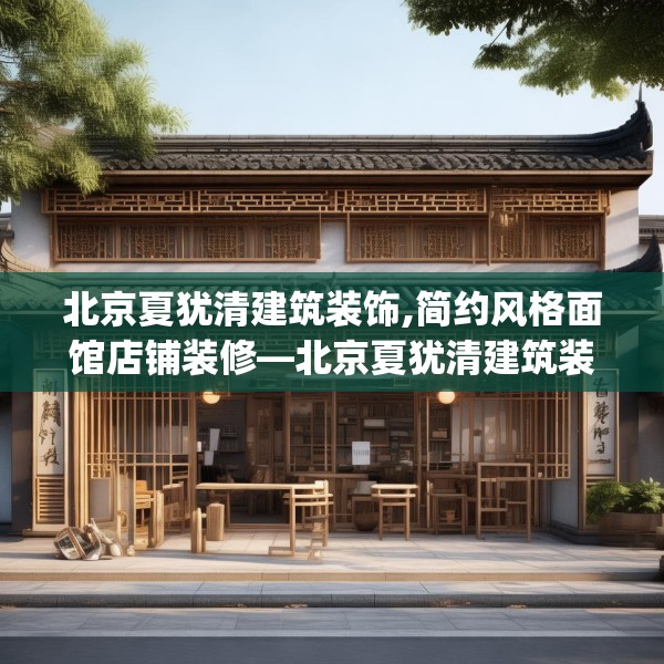 北京夏犹清建筑装饰,简约风格面馆店铺装修—北京夏犹清建筑装饰431.a307b308c311fgy.318bnbn