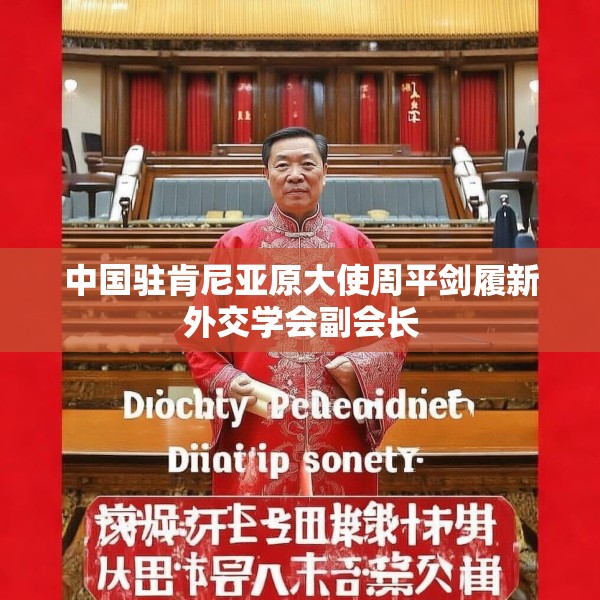中国驻肯尼亚原大使周平剑履新外交学会副会长