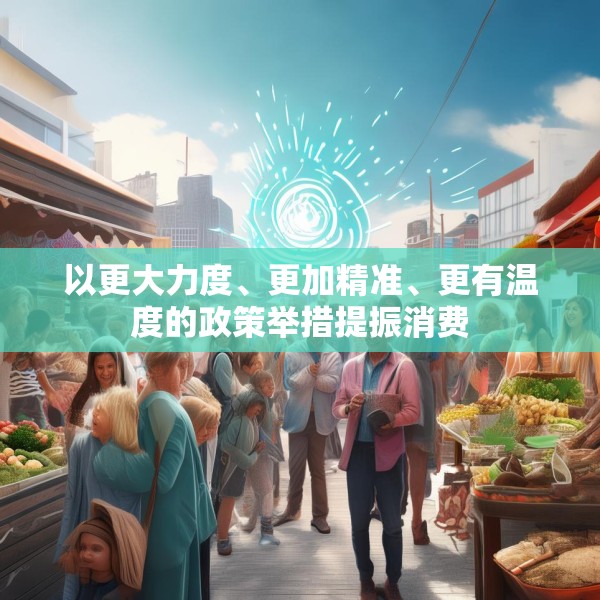 以更大力度、更加精准、更有温度的政策举措提振消费