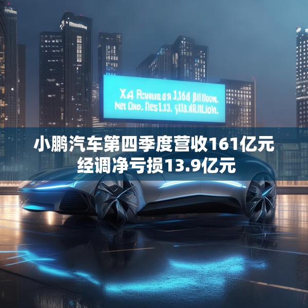 小鹏汽车第四季度营收161亿元 经调净亏损13.9亿元