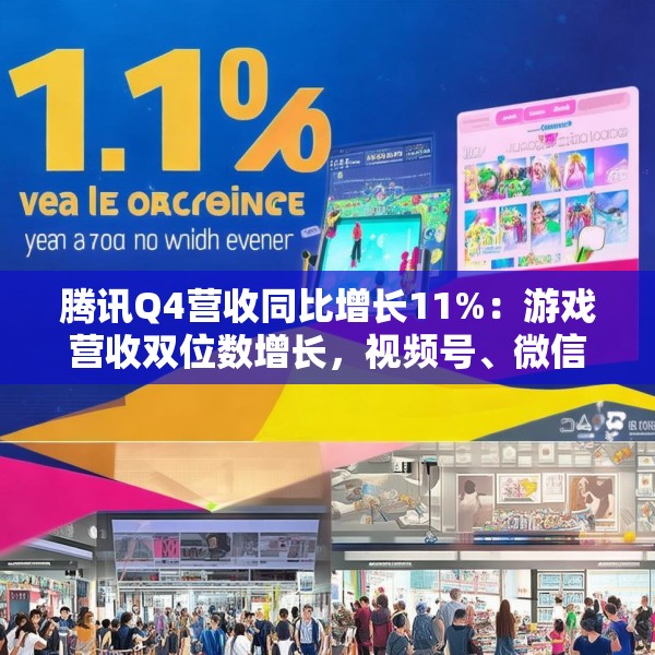 腾讯Q4营收同比增长11%：游戏营收双位数增长，视频号、微信小店等业务贡献增加