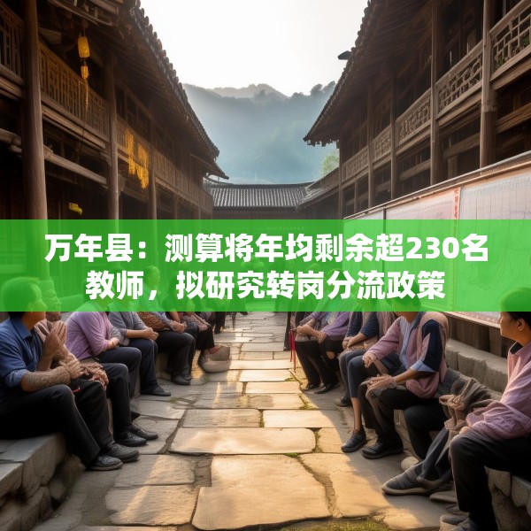万年县：测算将年均剩余超230名教师，拟研究转岗分流政策