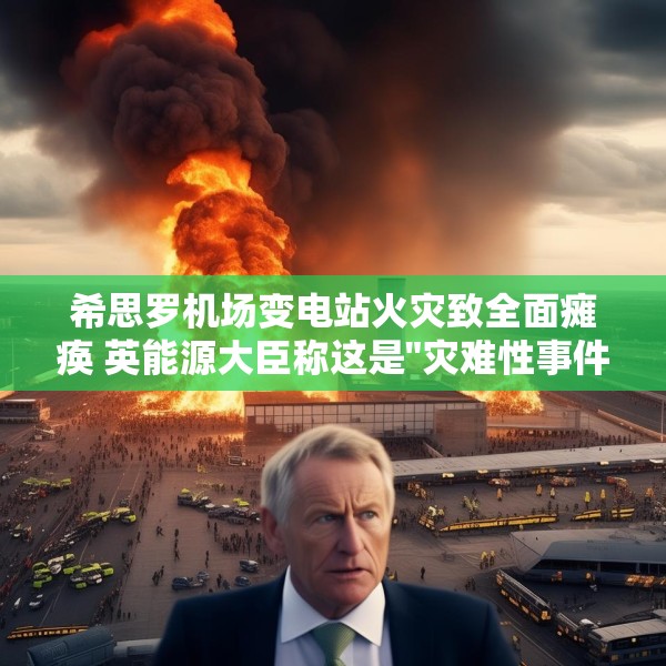 希思罗机场变电站火灾致全面瘫痪 英能源大臣称这是