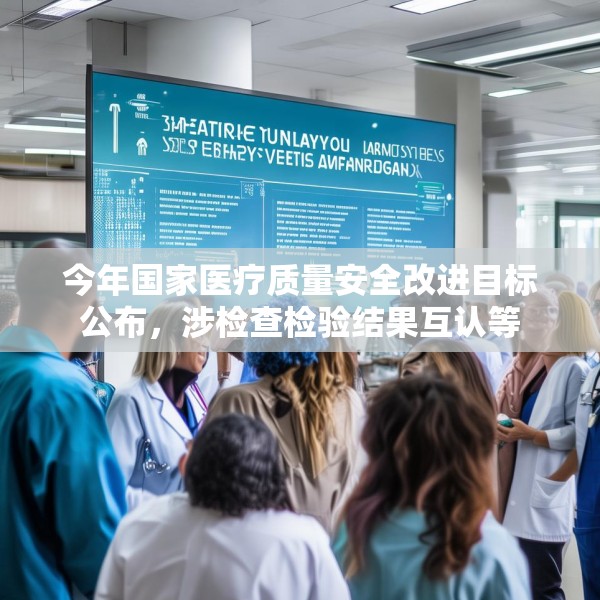 今年国家医疗质量安全改进目标公布，涉检查检验结果互认等