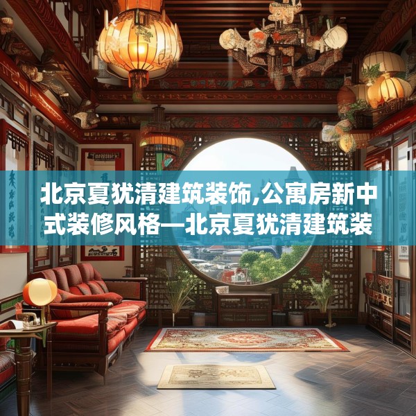 北京夏犹清建筑装饰,公寓房新中式装修风格—北京夏犹清建筑装饰226.a102b103c106fgy.113sdA