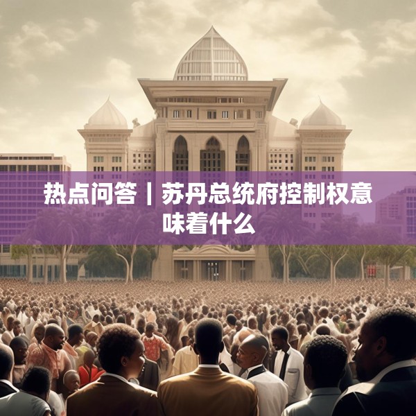 热点问答｜苏丹总统府控制权意味着什么