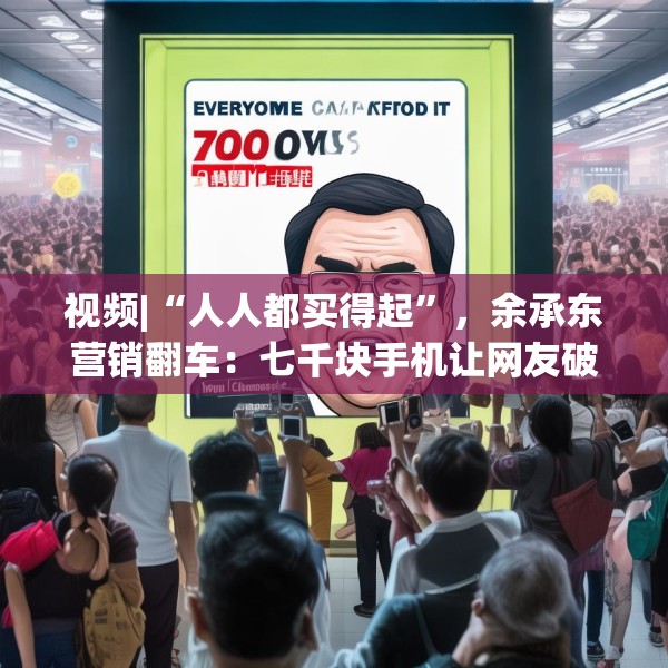 视频|“人人都买得起”，余承东营销翻车：七千块手机让网友破防了！余承东回应：我不太会说话，情商也低