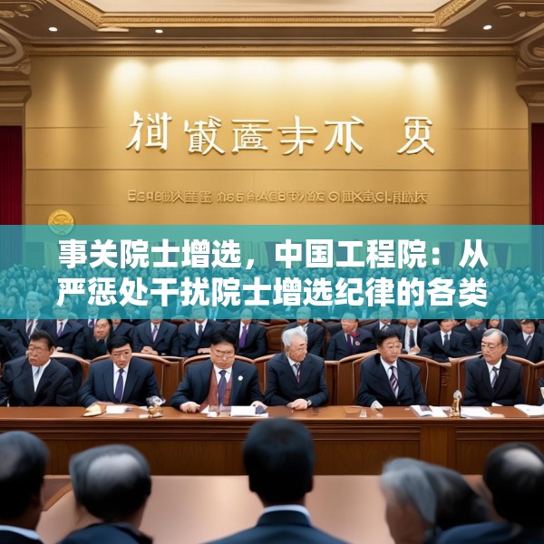 事关院士增选，中国工程院：从严惩处干扰院士增选纪律的各类行为