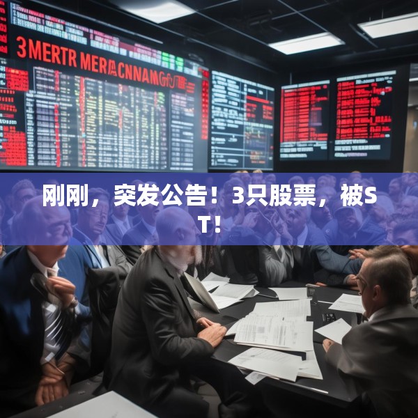 刚刚，突发公告！3只股票，被ST！