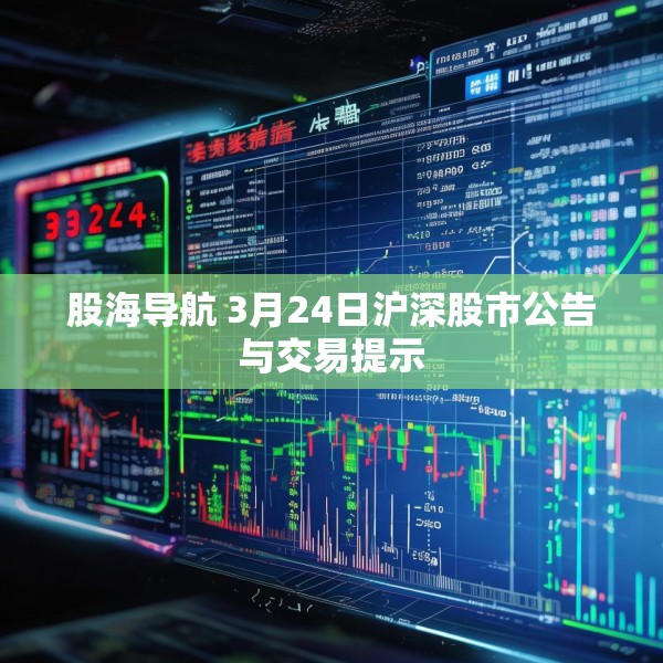股海导航 3月24日沪深股市公告与交易提示