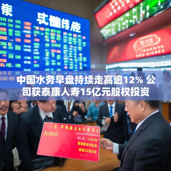 中国水务早盘持续走高逾12% 公司获泰康人寿15亿元股权投资