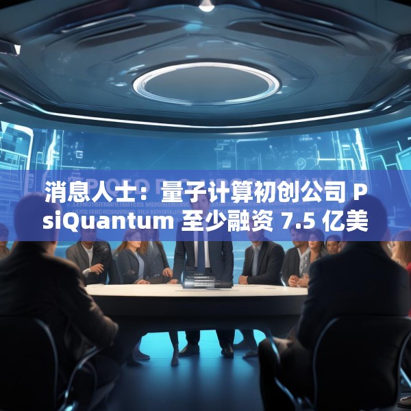 消息人士：量子计算初创公司 PsiQuantum 至少融资 7.5 亿美元