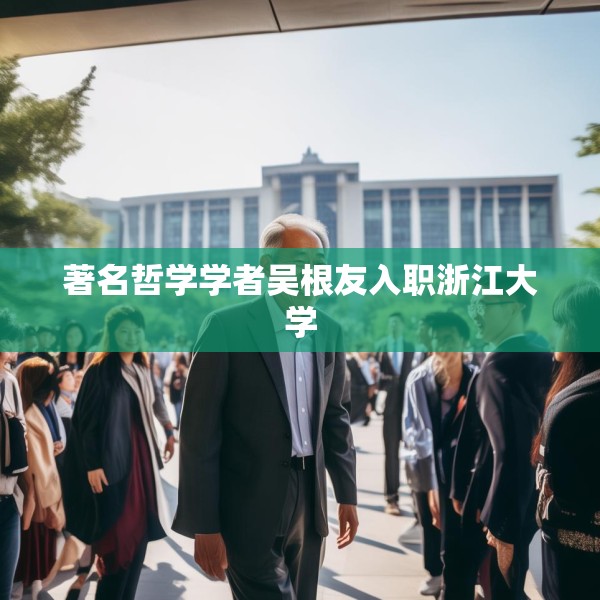 著名哲学学者吴根友入职浙江大学