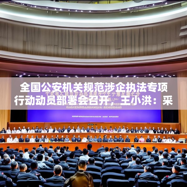 全国公安机关规范涉企执法专项行动动员部署会召开，王小洪：采取更具针对性、更有实效性的措施