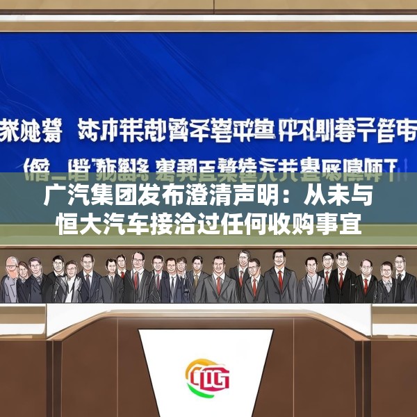 广汽集团发布澄清声明：从未与恒大汽车接洽过任何收购事宜