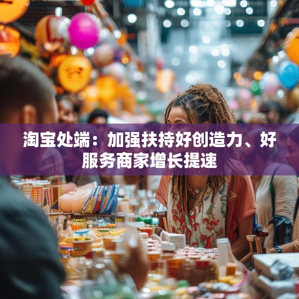 淘宝处端：加强扶持好创造力、好服务商家增长提速