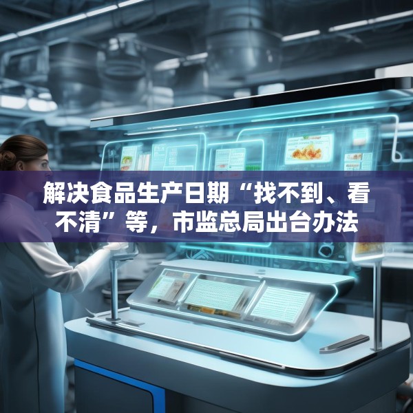解决食品生产日期“找不到、看不清”等，市监总局出台办法
