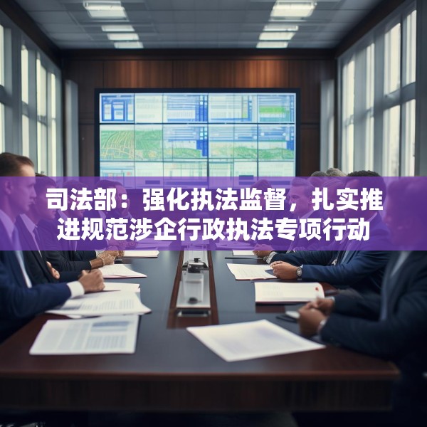 司法部：强化执法监督，扎实推进规范涉企行政执法专项行动