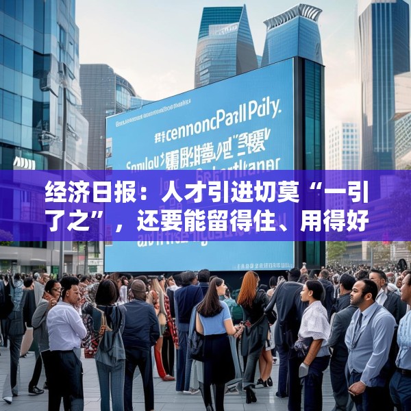 经济日报：人才引进切莫“一引了之”，还要能留得住、用得好