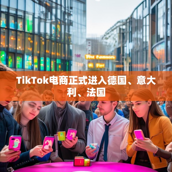 TikTok电商正式进入德国、意大利、法国