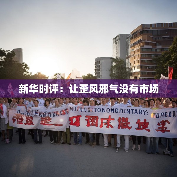 新华时评：让歪风邪气没有市场