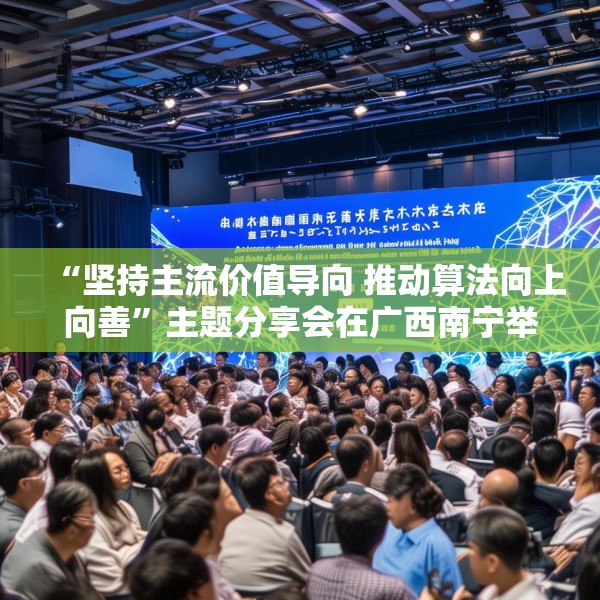 “坚持主流价值导向 推动算法向上向善”主题分享会在广西南宁举行