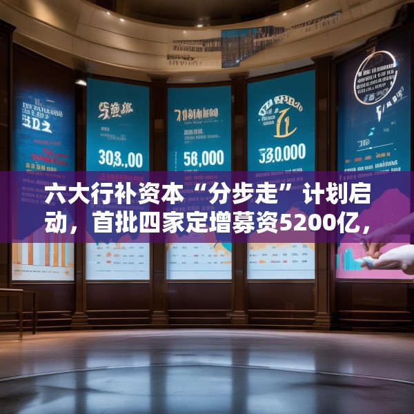六大行补资本“分步走”计划启动，首批四家定增募资5200亿，财政部拟认购5000亿